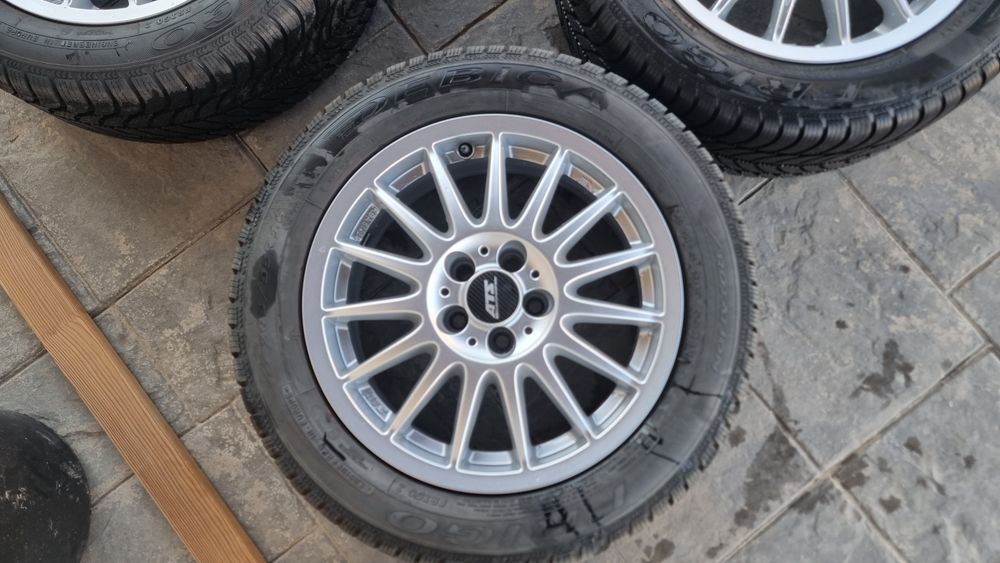 Jante ATS aproape noi + cauciucuri iarnă Debica DOT 2025 – 5x100