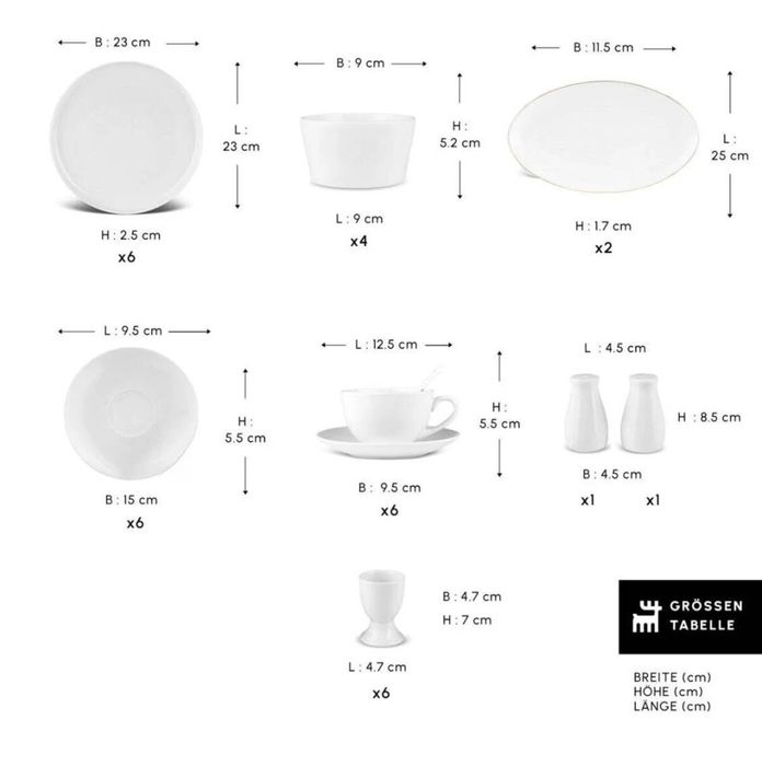 Порцеланов сервиз 38 части -Нов 120 лв