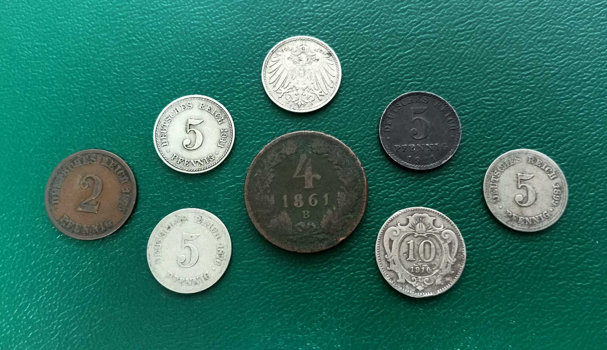 Lot monede vechi Austro-Ungaria, Germania