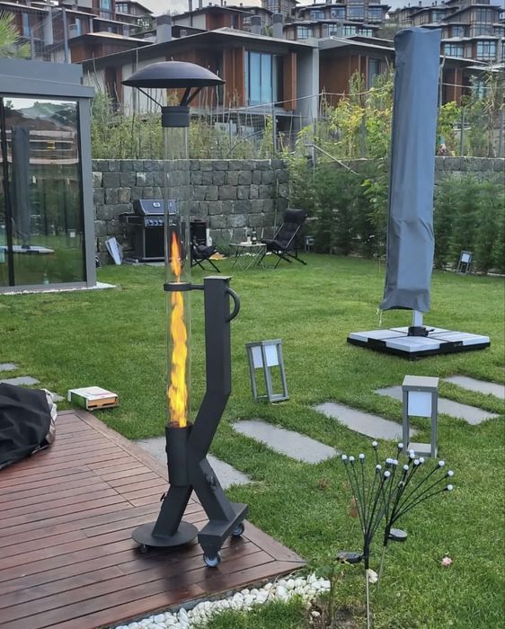 Экологичный камин на пеллетах