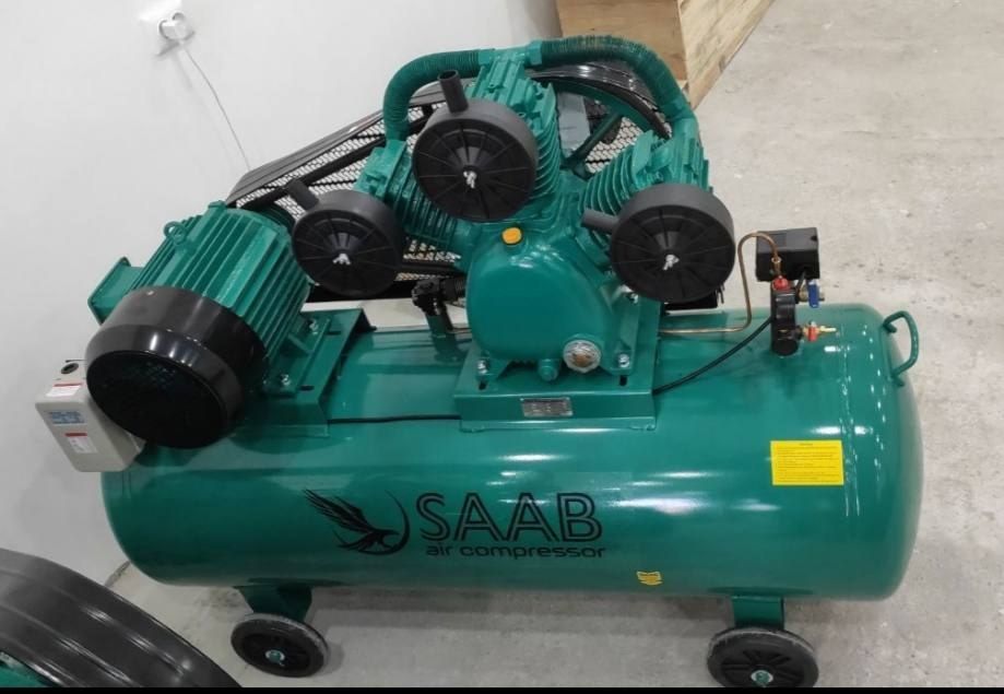 SAAB kompressor 300L воздушный компрессор ременли поршневой