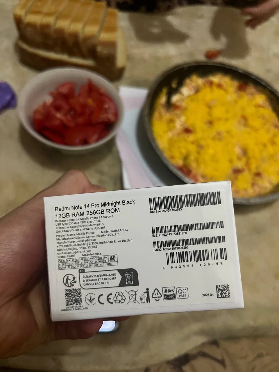 Redmi not 14 pro  12/256  qora pachchka buzilmagan iphonga abmen faqat