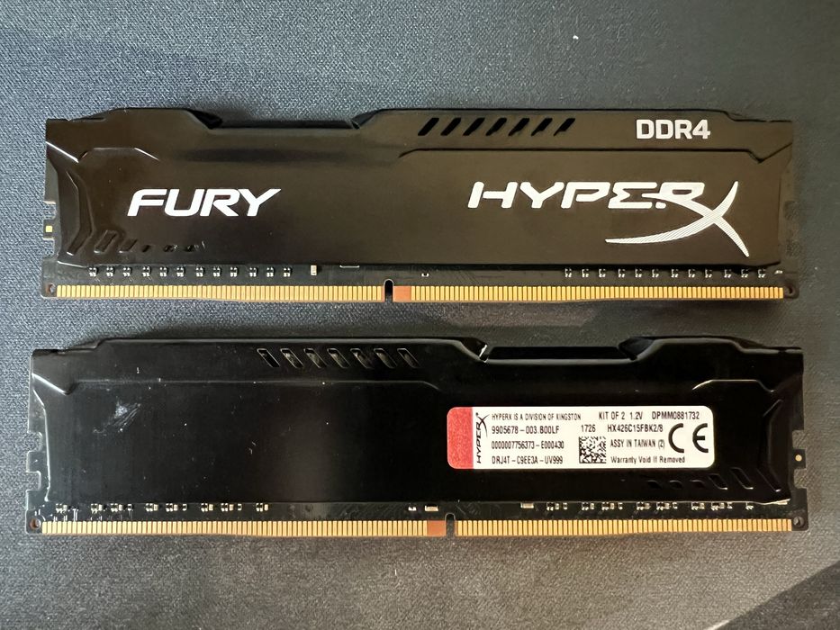 8Gb (2X4GB) Kingston Hyperx Fury