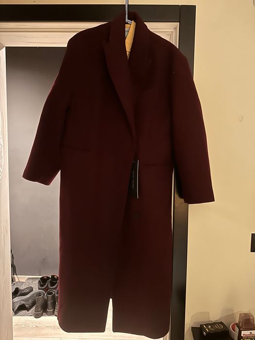 Bershka дълго право палто