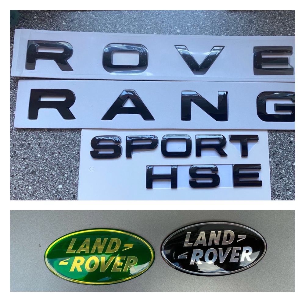 Emblema, set litere, Range Rover, logo