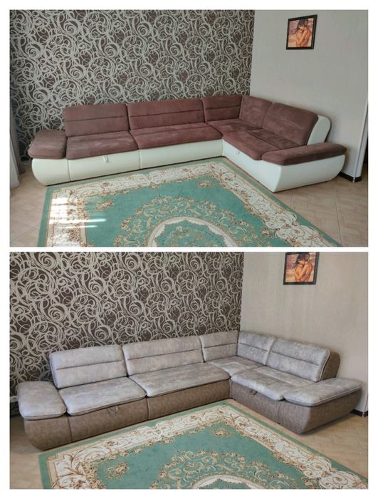 Перетяжка, ремонт мягкой мебели