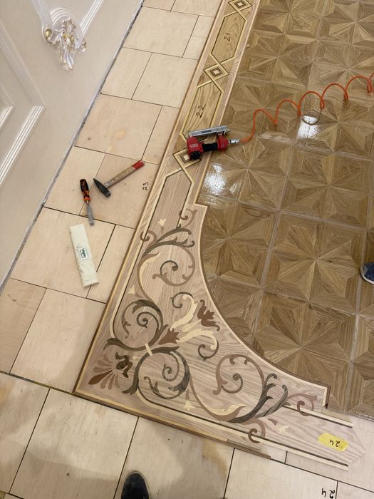 Шлефовка паркет ресторатция старих полов установка паркет