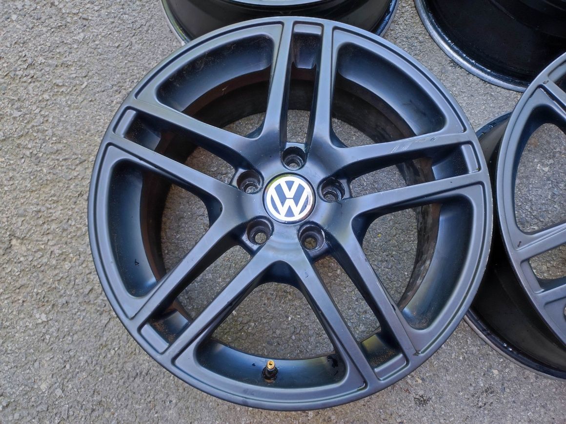 Фолксваген/VW; 4 бр. лети джанти - 17 цола 5x112 - черен мат
