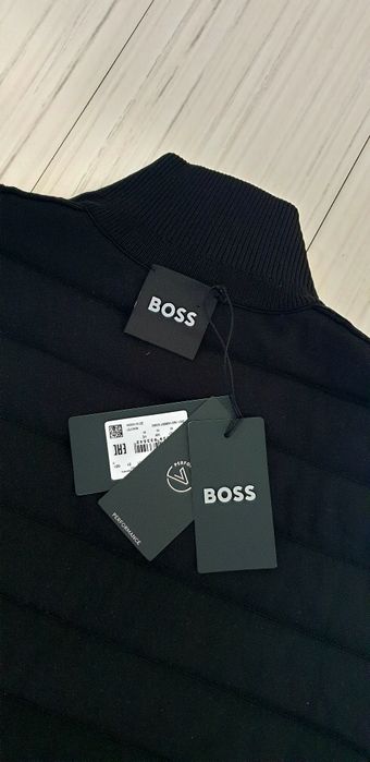 Hugo Boss P - Paranolo Zip Up Knit  M НОВО ОРИГИНАЛ Мъжко преходно Яке