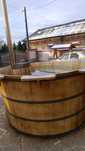 Ciuber lemn , hot tube