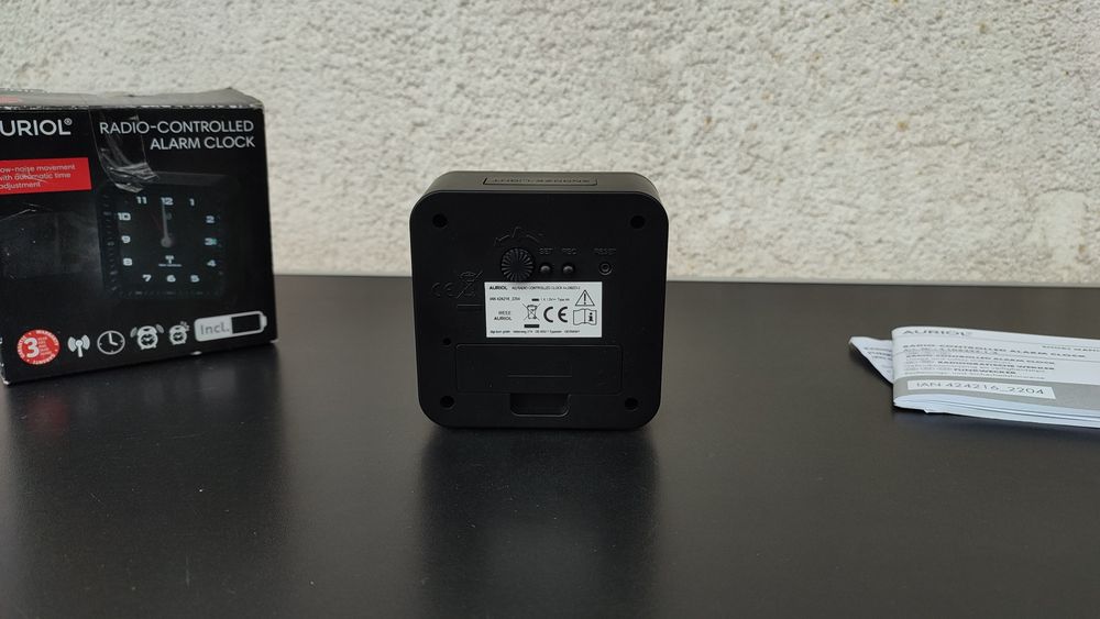 ceas ora exacta radiocontrol alarma snooze auriol de masa silentios