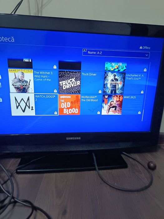 PlayStation 4 PS4 Slim ModaT (Orice Joc Gratis) +70 Jocuri