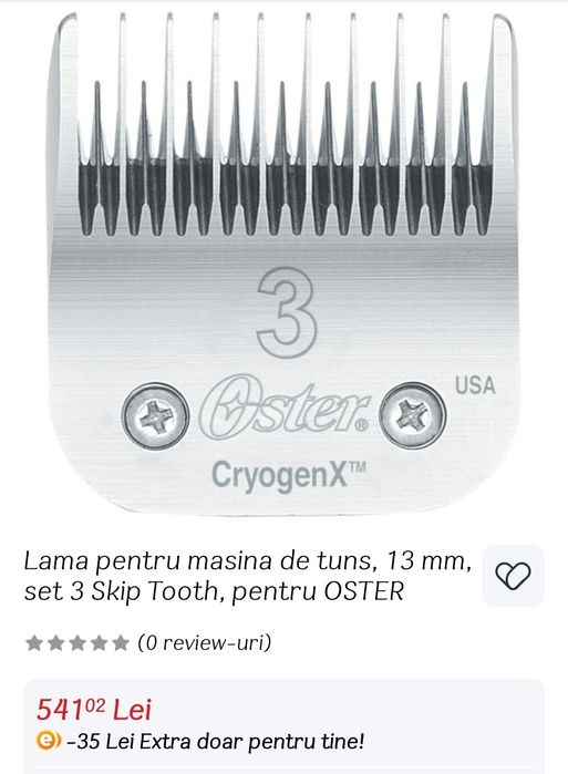 Oster cryogen-x nr.3