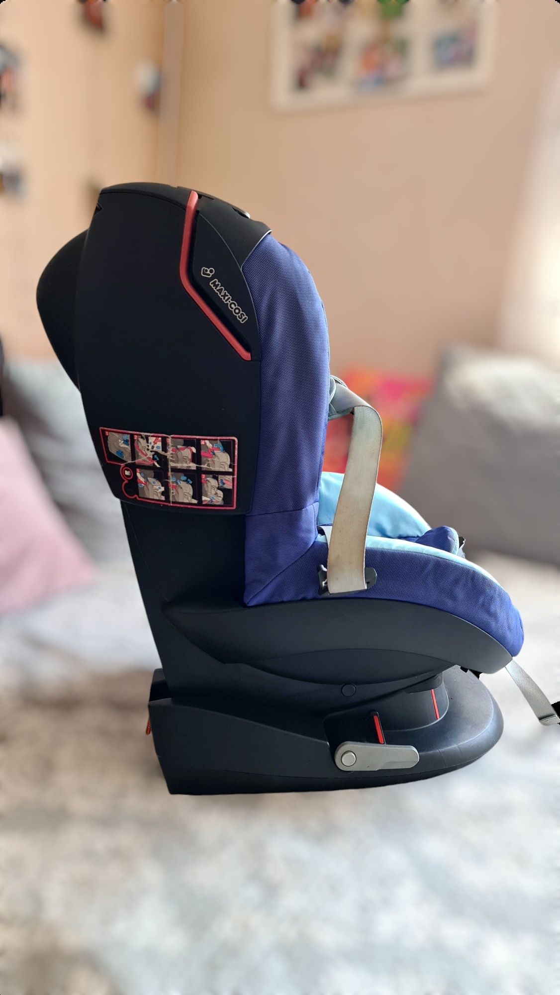 Столче за автомобил Maxi-cosi Toby 9-18кг isofix колан