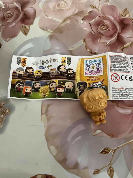Коллекционный редкий золотой Гарри Поттер Harry Potter×Funko×Kinder
