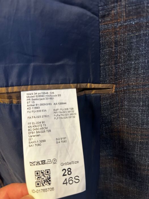 Sacou barbati elegant Tom Rusborg/Loro Piana marimea XL