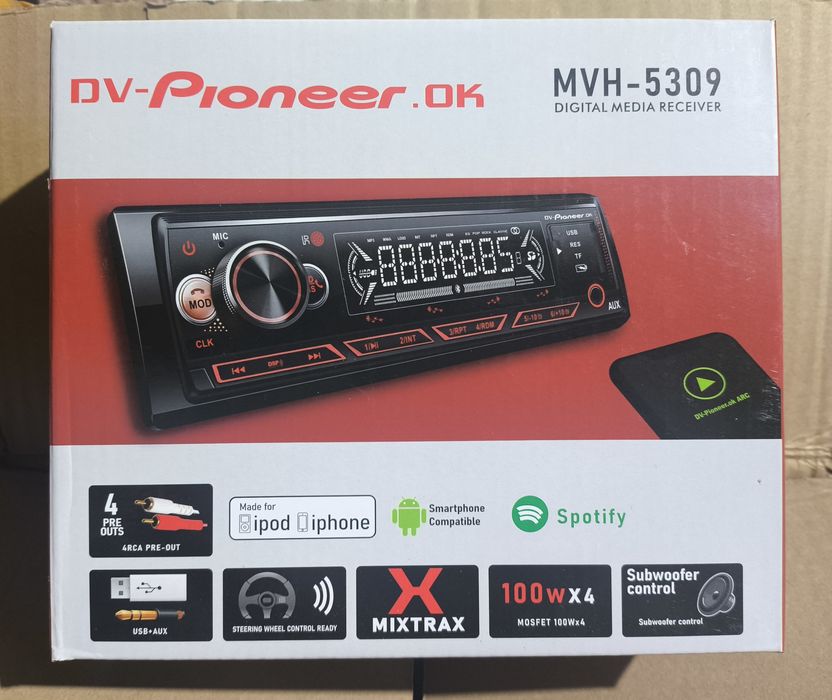 Автомагнитола Pioneer.ok MVH-5309