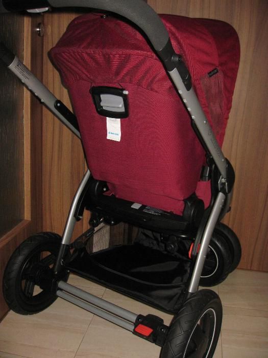 Чисто нова Maxi Cosi Mura Plus 3 Robin Red 2 в 1 с кош за новородено