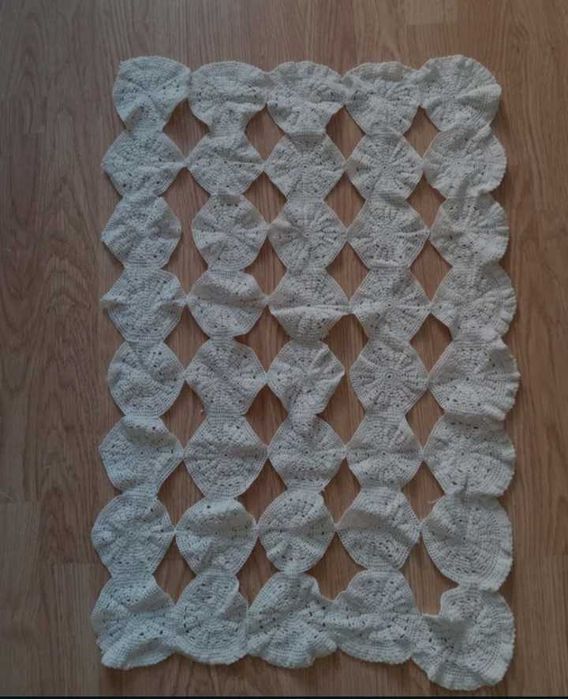 Față de masă croșetată macrame