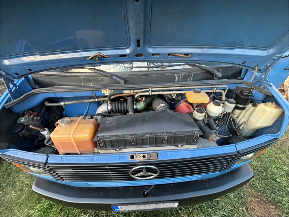 Mercedes Benz 814d 4x4 САМОСВАЛ С КРАН