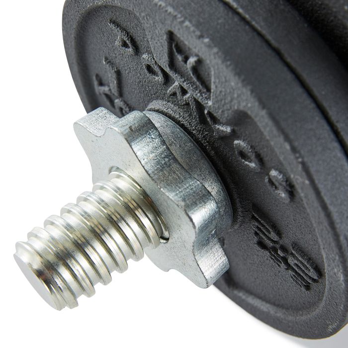 Set Gantere Bodybuilding 20 kg - SENIOR - produs resigilat Decathlon