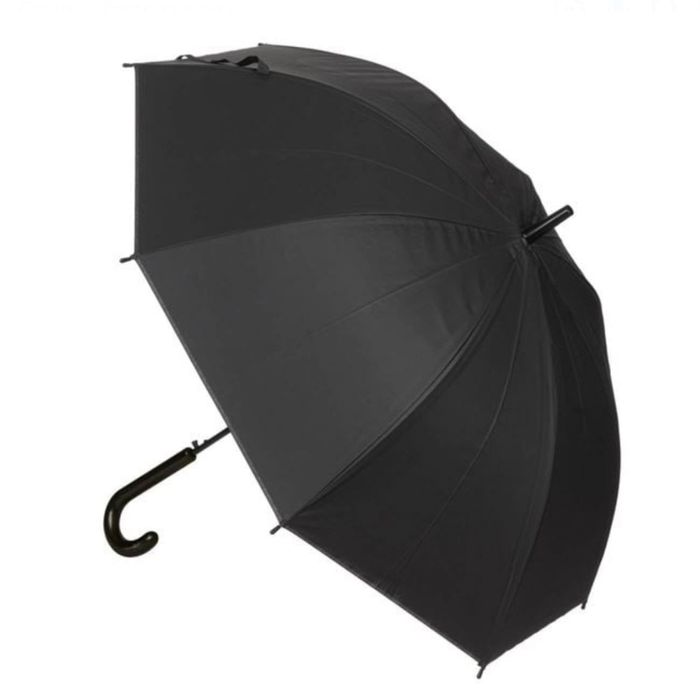 Umbrela Automata Neagra 82cm Maner Curbat Mecanism Rezistent Calitate