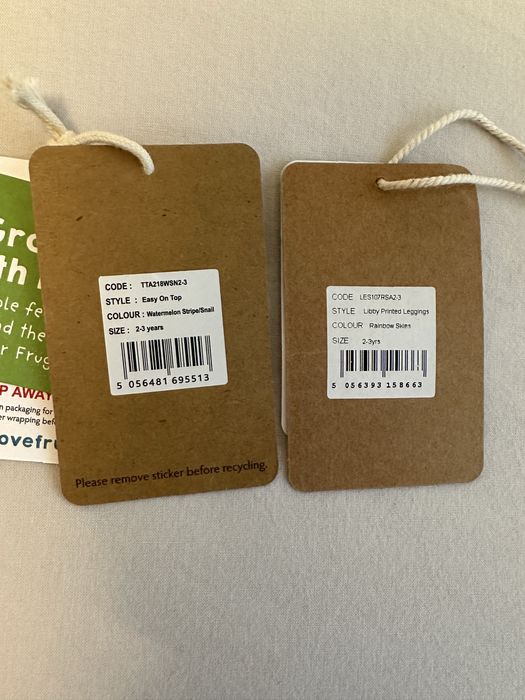 Set Frugi Easy On Top si leggings Libby + set Next, 98 cm, 2-3 ani