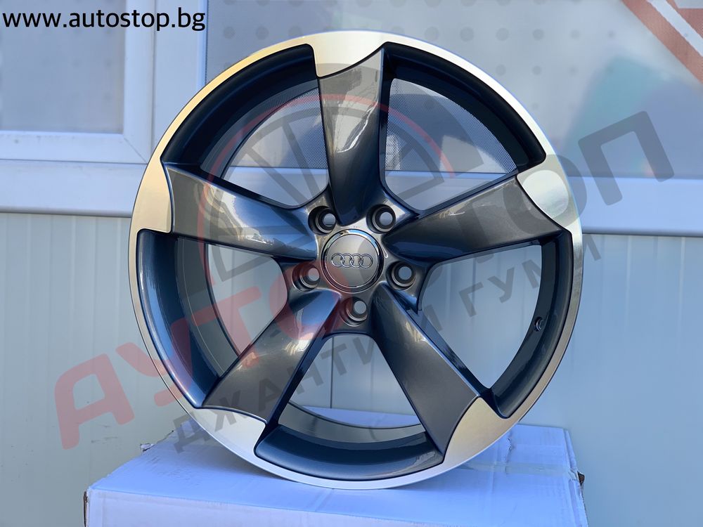 18 Джанти Ауди Ротор Audi Rotor Графит лак 5x112