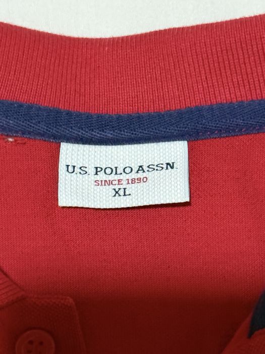 Мъжка тениска с яка U.S. Polo Assn.