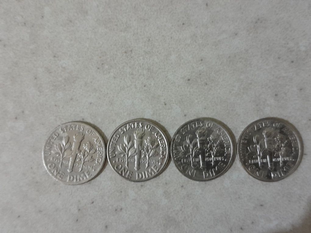 Монеты One dime.