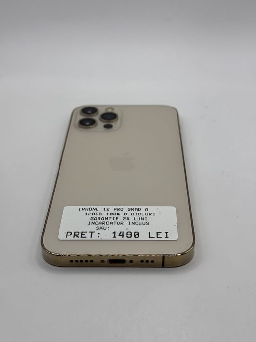 Iphone 12 pro 128gb 100% Grad A Garantie Rate - zonemag.ro
