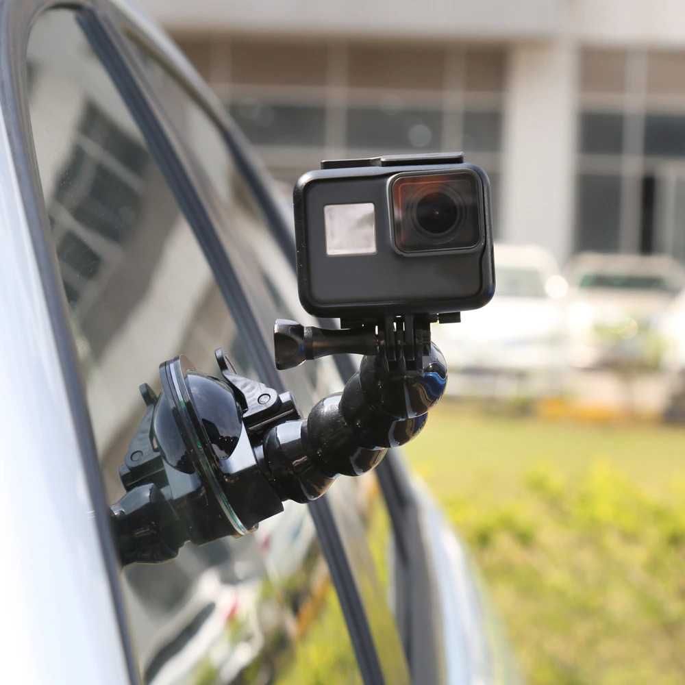 Ventuza brat flexibil prindere camera actiune GoPro 11 10 9 Insta360