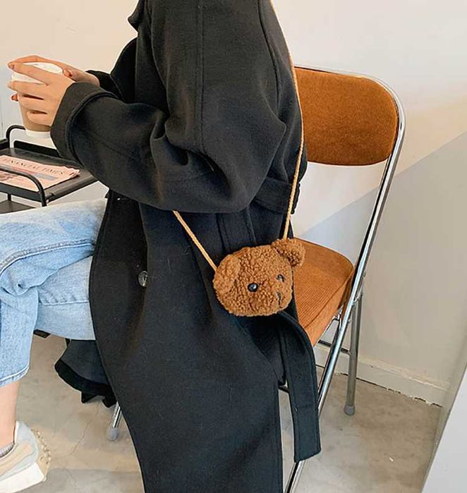 Плетени чантички мече