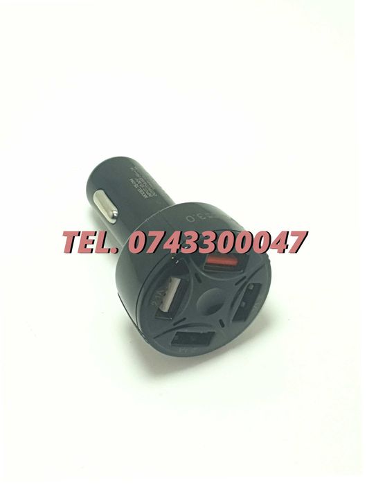 Superfastcharge Incarcator Auto Cu Patru Porturi Usb Partycharge