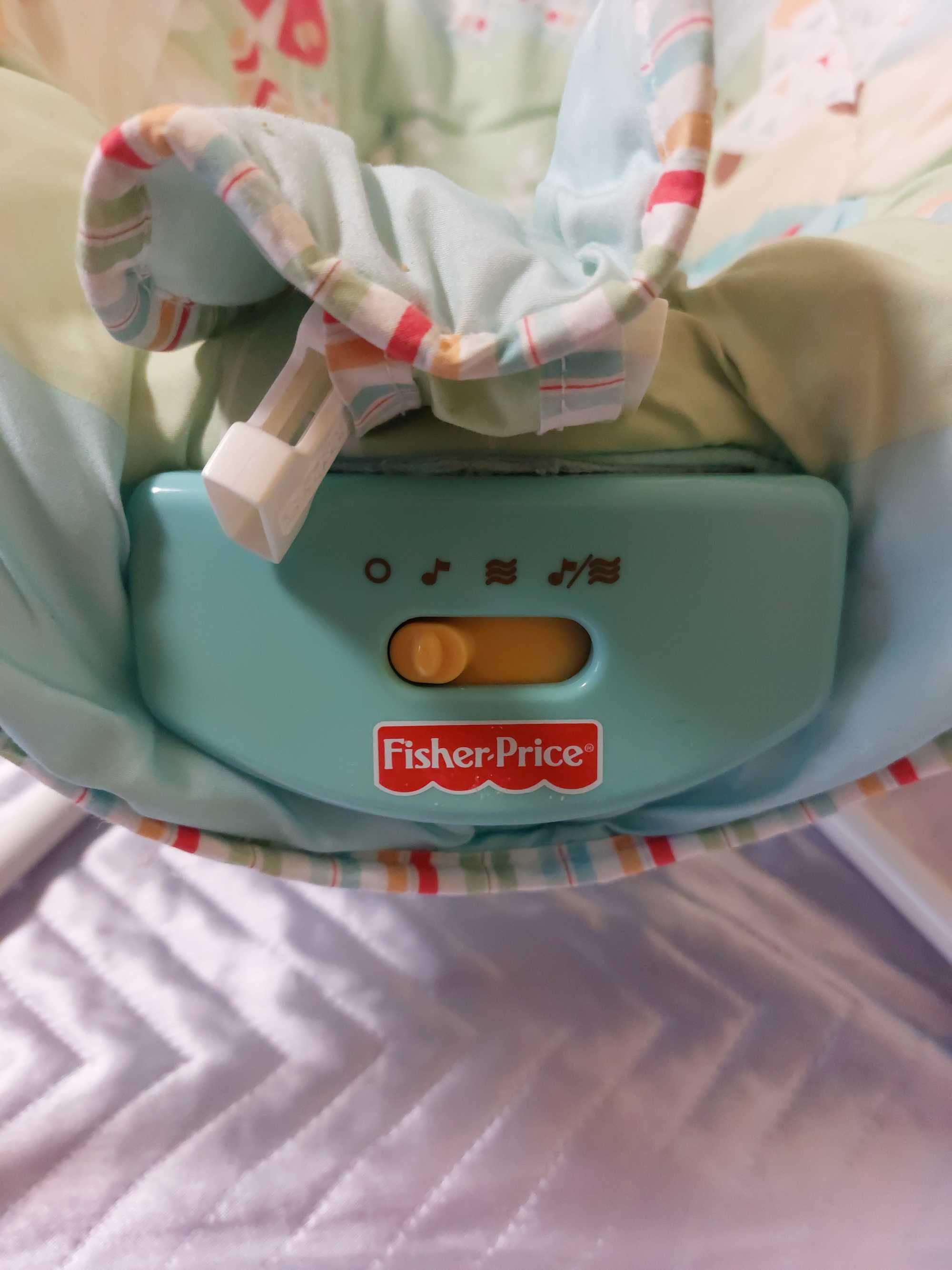 Бебешки шезлонг с вибрация и музика Fisher-price