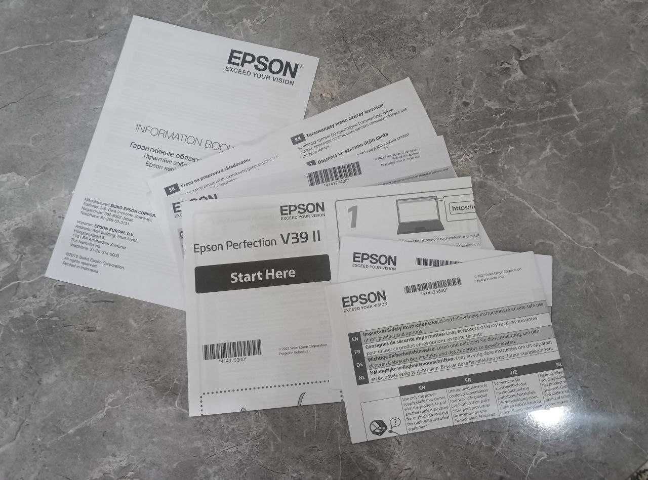 Сканер Epson Perfection V39 ll