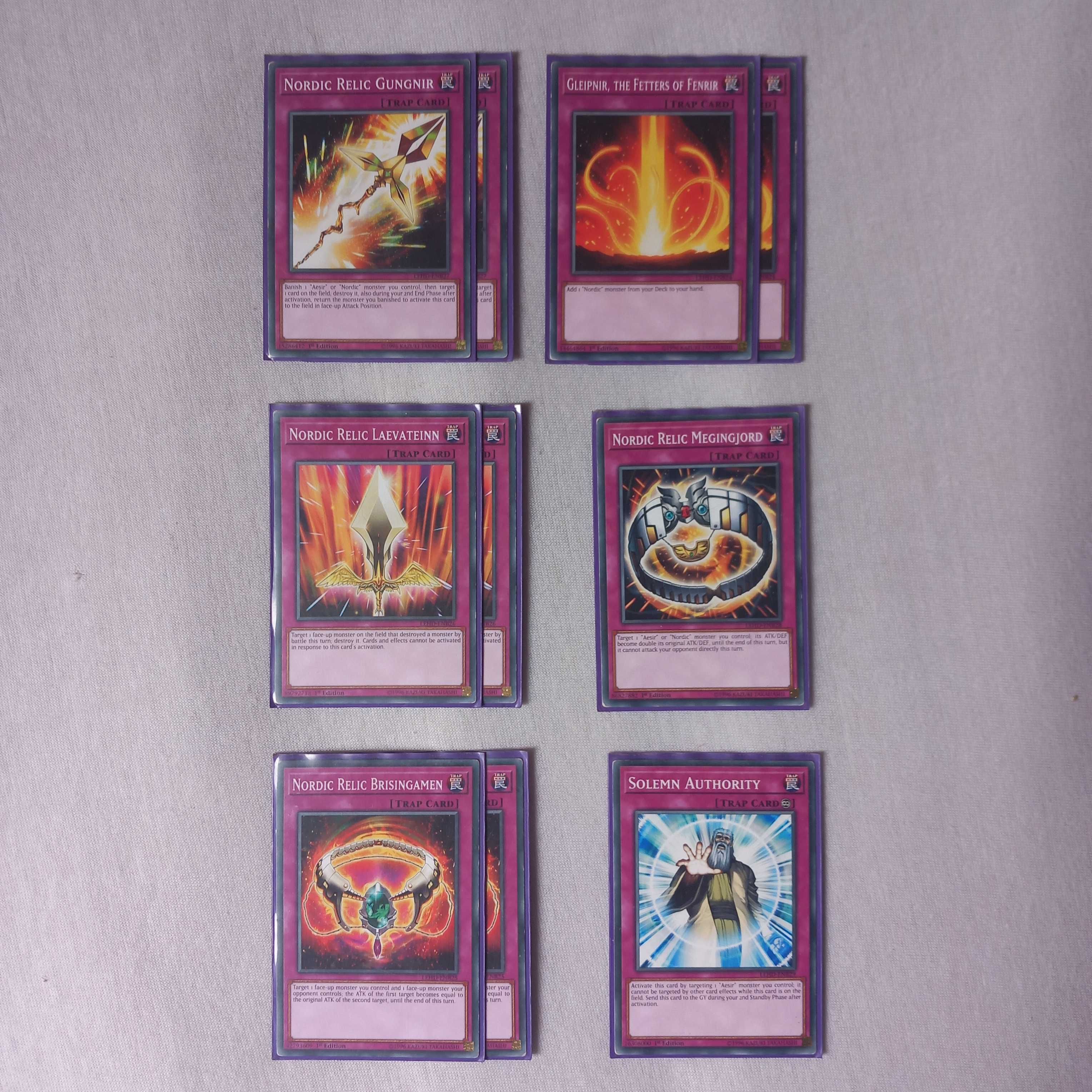 Yu-Gi-Oh: Nordic Deck + Bonus Cards