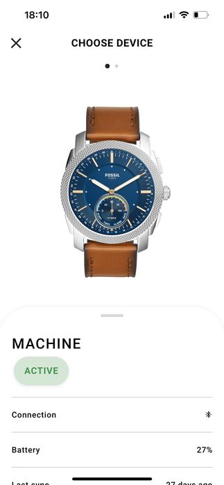 Дигитален мъжки часовник Fossil