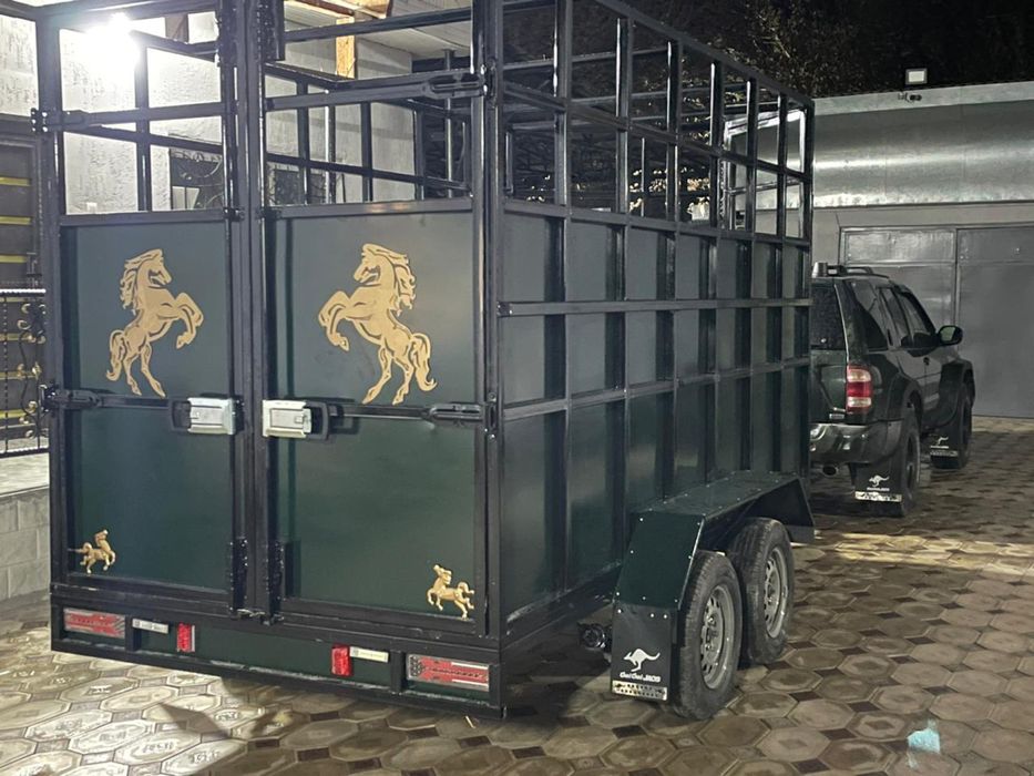 Прицеп коневозка 2 ось