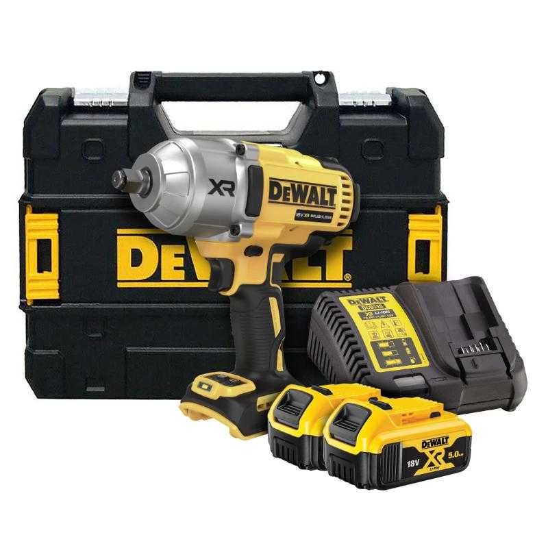 Акумулаторен ударен гайковерт DeWALT DCF900P2T, 18 V, 1898 Nm