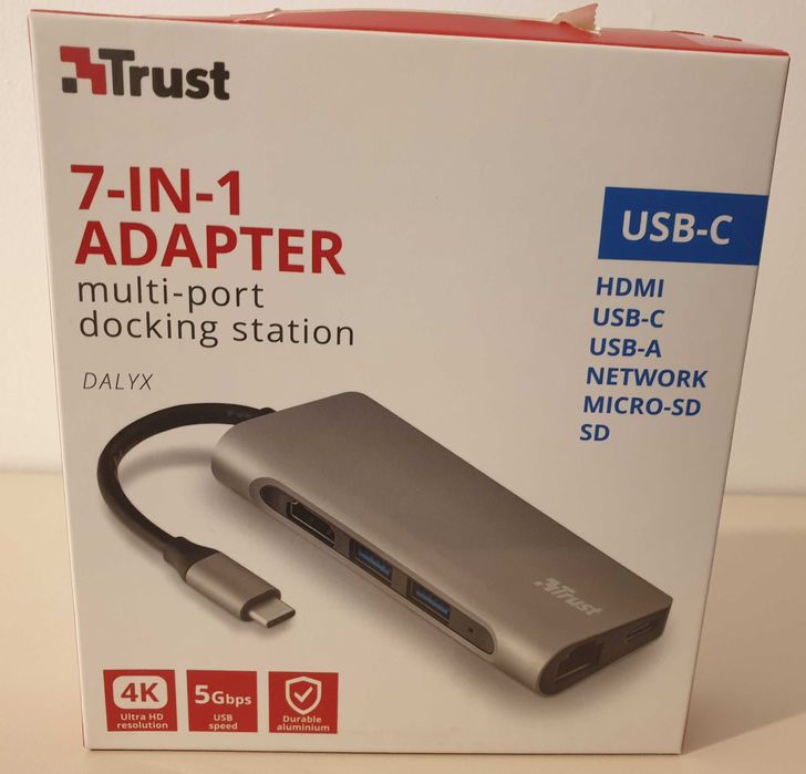 Adaptor multiport Trust Dalyx 7-in-1