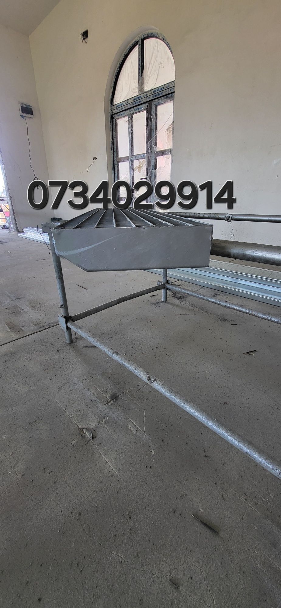 Trepte metalice zincate