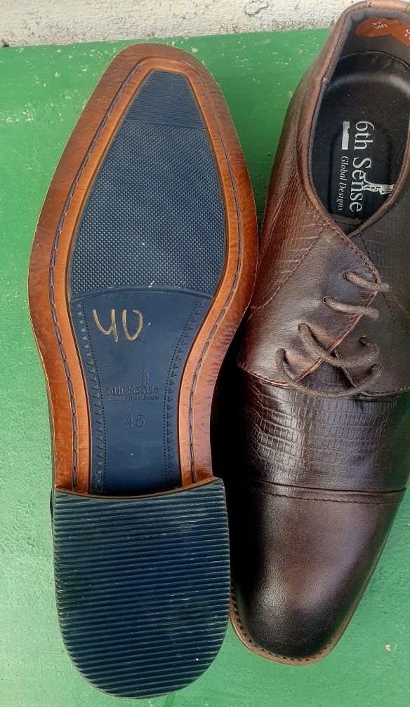 Pantofi originali 6th Sense piele/Noi