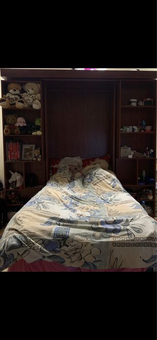 Mobilier dormitor cu pat retractabil