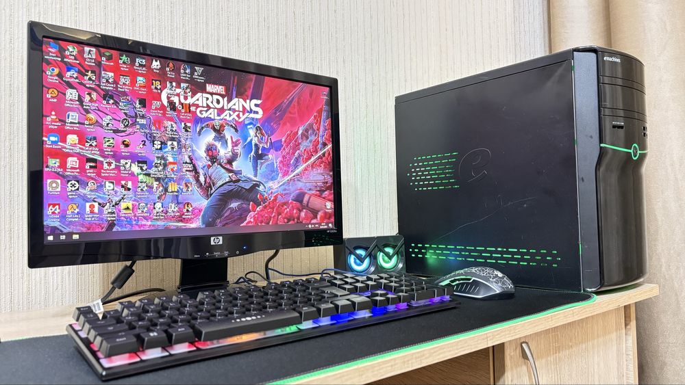 Игровой компьютер Core i5/8GB/HDD/GT 1030 +20 дюйм монитор/ЦЕНА ЗА ВСЁ