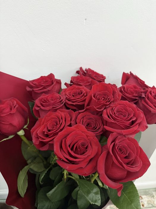 Метровая роза 15 штук