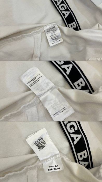 Белая джинсовая куртка balenciaga paris