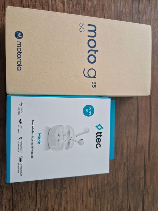 НОВ! Motorola G35 + Безжични Слушалки