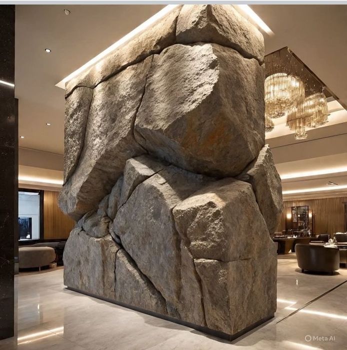 Декоративный искусственный камень скалы