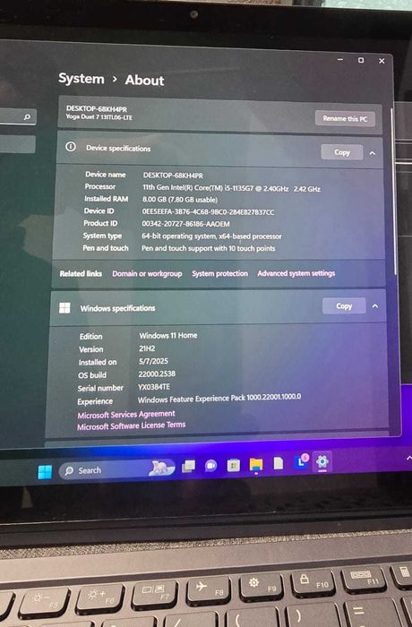 Lenovo Yoga Duet 7 / Laptop 2 in 1 / I5 * Krom Amanet Margeanului *